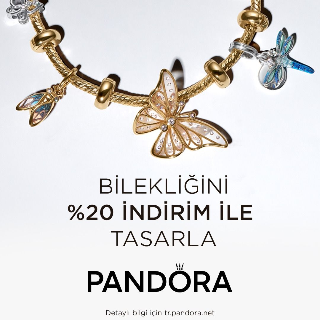Pandora'da Bilekliğini %20 İndirim İle Tasarla